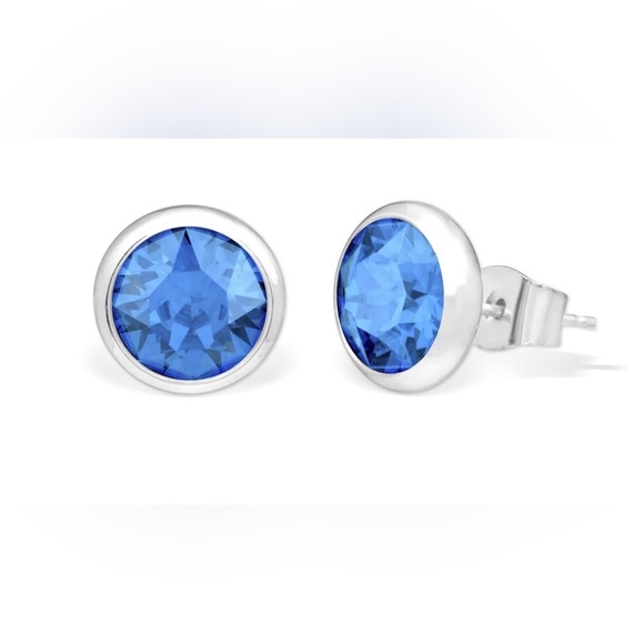 Earring Grace Stud Bermuda Blue - Picture 1 of 1